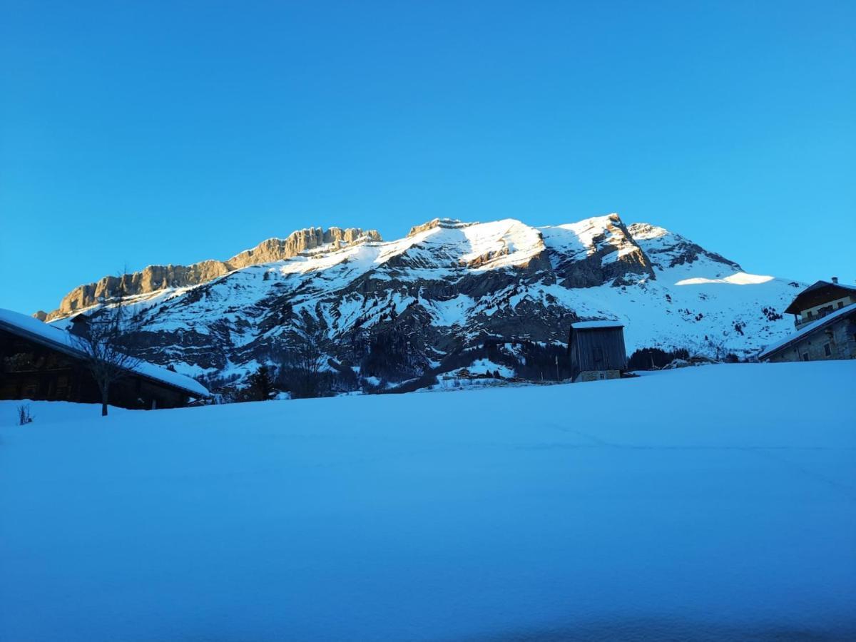 Le Borderan Appartement La Giettaz Buitenkant foto