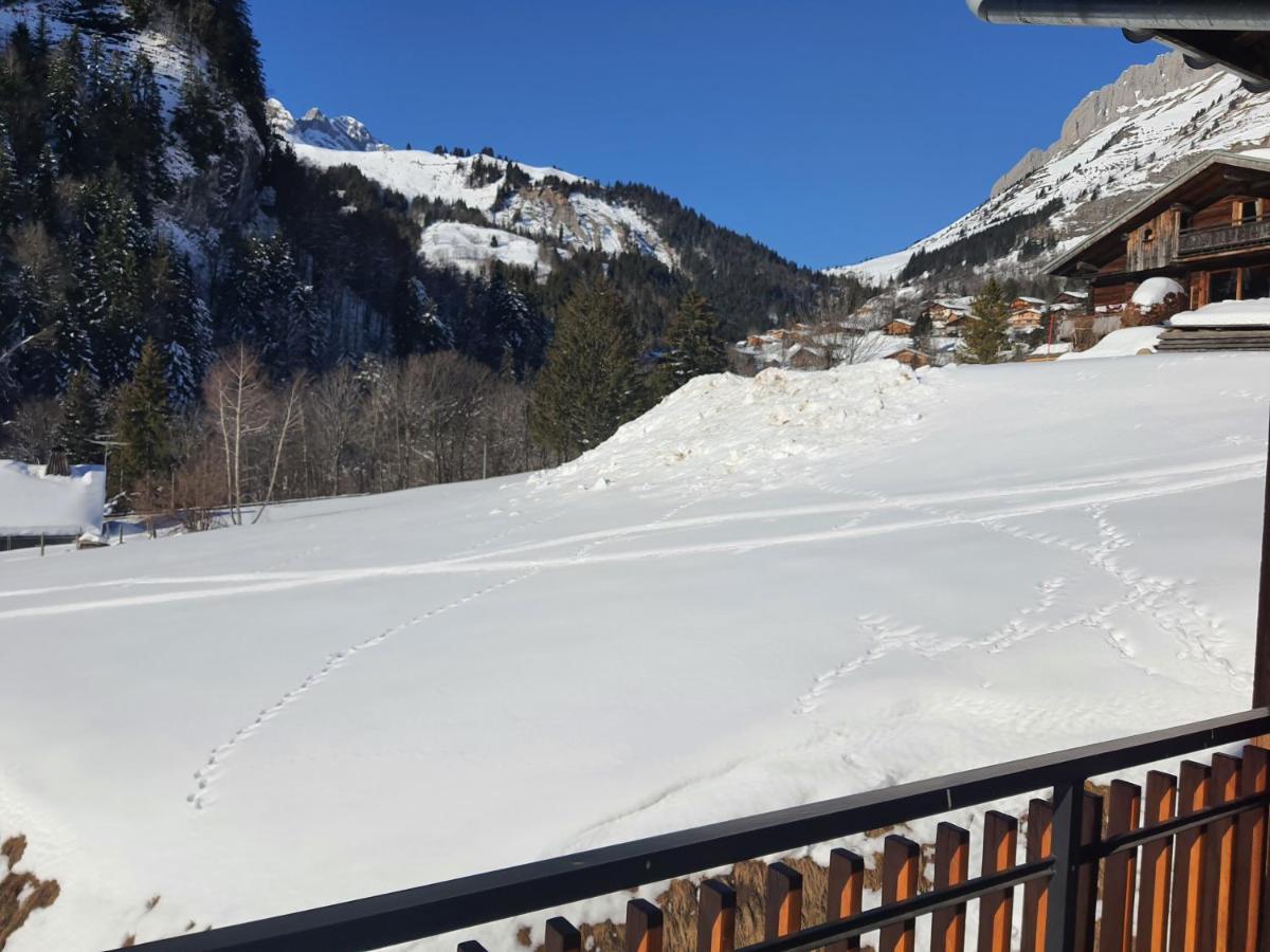 Le Borderan Appartement La Giettaz Buitenkant foto
