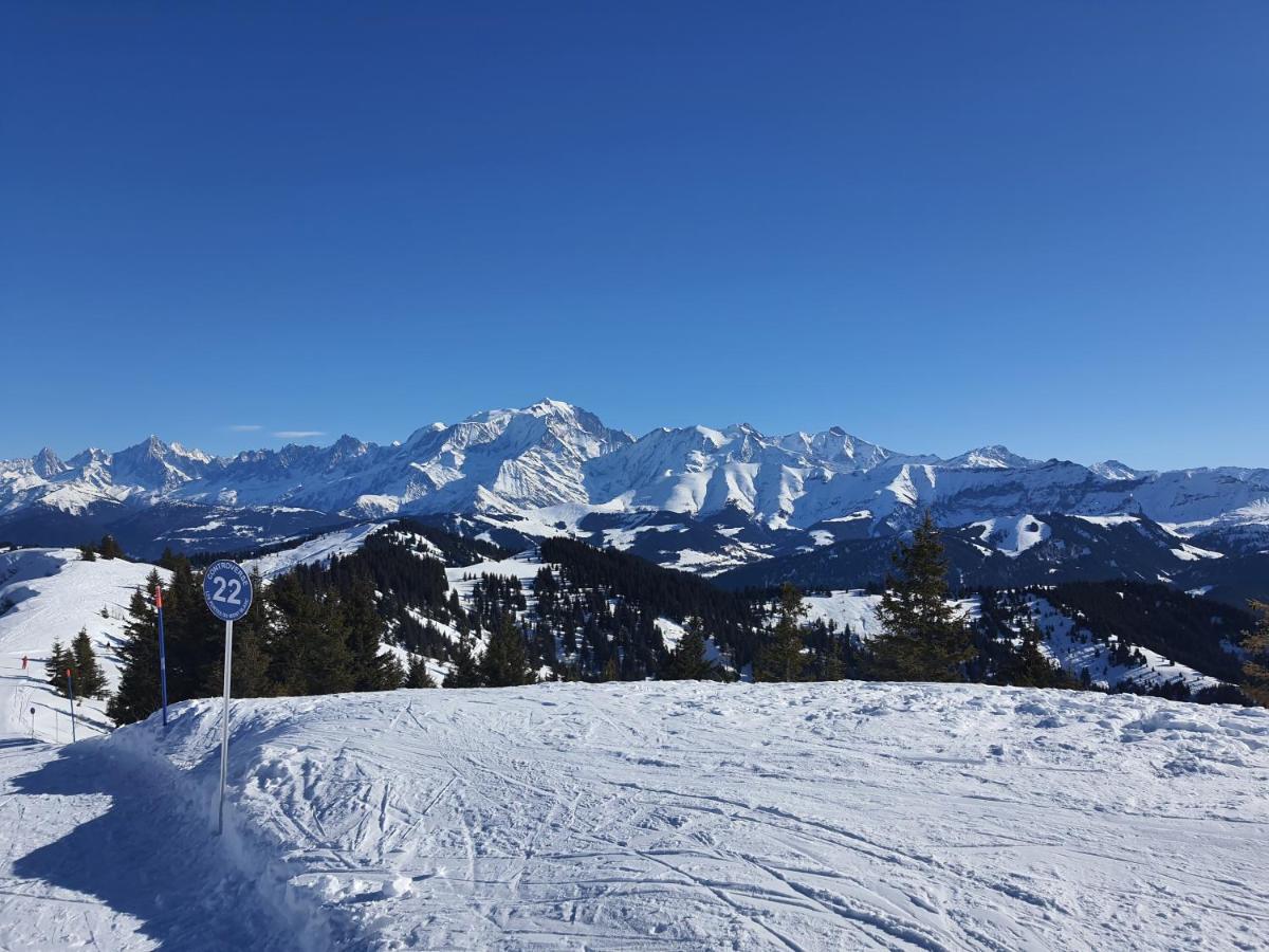 Le Borderan Appartement La Giettaz Buitenkant foto