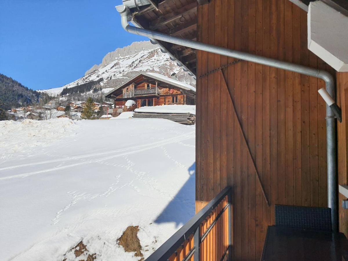 Le Borderan Appartement La Giettaz Buitenkant foto